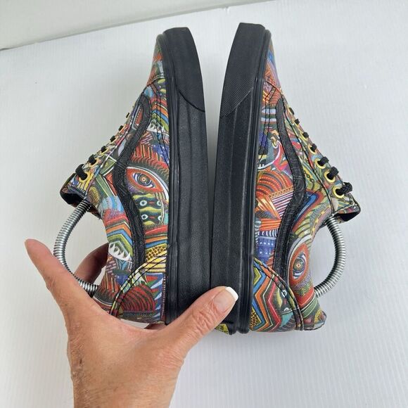 Vans Zio Ziegler Off The Wall Gallery Shoes Men 6.5 Women 8 Rare Multicolor NEW - Picture 9 of 12